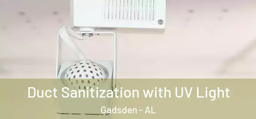  Duct Sanitization with UV Light Gadsden - AL